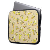 Banana Pattern Laptopschutzhülle (Vorderseite Links)