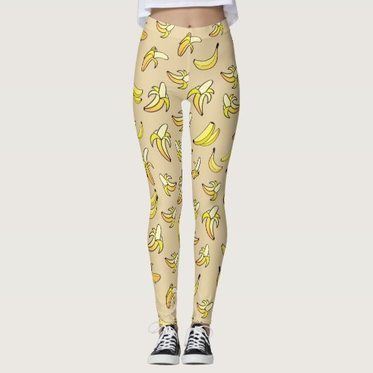 Banana Pattern Leggings (Vorderseite)