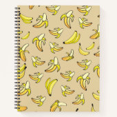 Banana Pattern Notizblock (Vorderseite)