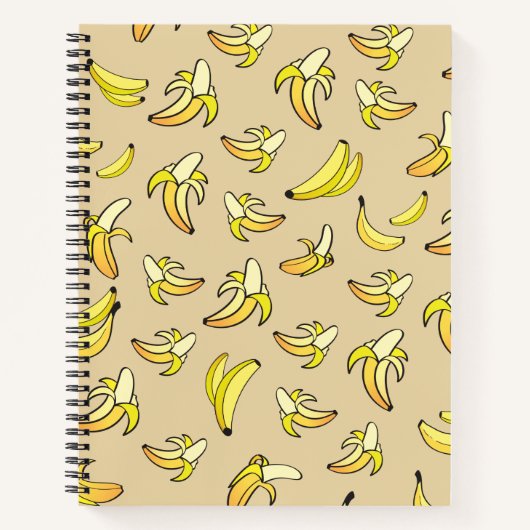 Banana Pattern Notizblock (Vorderseite)
