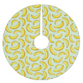 Banana Pattern Polyester Weihnachtsbaumdecke (Vorderseite)