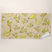 Banana Pattern Strandtuch (Vorderseite)