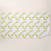 Banana Pattern Strandtuch (Vorderseite)