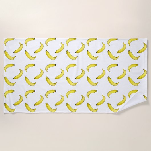 Banana Pattern Strandtuch (Vorderseite)