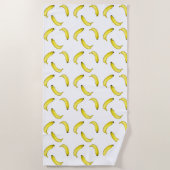 Banana Pattern Strandtuch (Vorderseite)