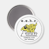 Banana Performance Art Magnet (Vorderseite/Rückseite)