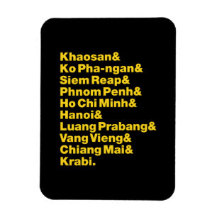 Banana-Pfannkuchen-Trail / -Route Magnet