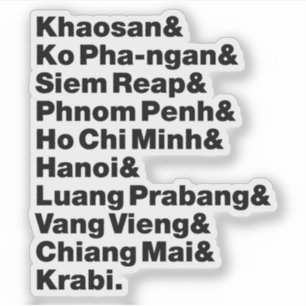 Banana-Pfannkuchen-Trail / -Rundweg Aufkleber