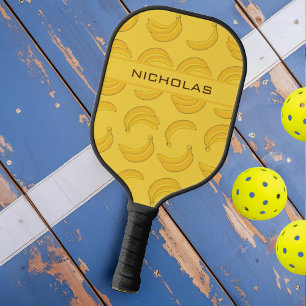 Banana-Pickleball-Schläger mit Namen Pickleball Schläger