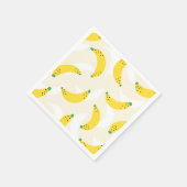 Banana Pop Gelbe Creme Serviette (Ecke)