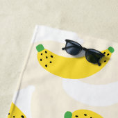Banana Pop Gelbe Creme Strandtuch (Beispiel)