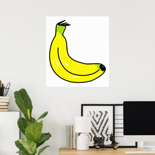 Banana Poster (Heimbüro)