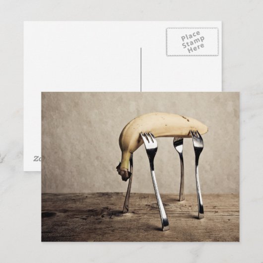 Banana Postkarte (Vorne/Hinten)