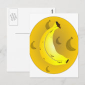 Banana Postkarte (Vorne/Hinten)