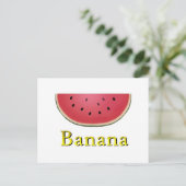 Banana Postkarte (Stehend Vorderseite)