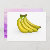 Banana Postkarte (Vorne/Hinten)