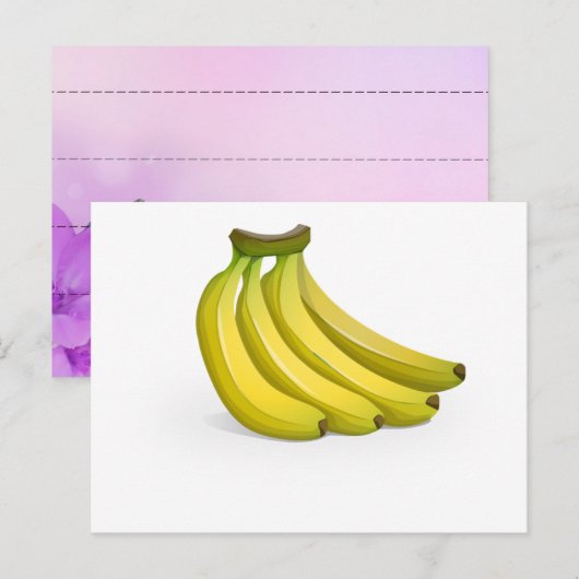 Banana Postkarte (Vorne/Hinten)