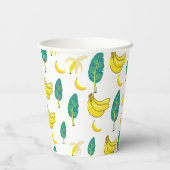 Banana Print Pappbecher (Rückseite)