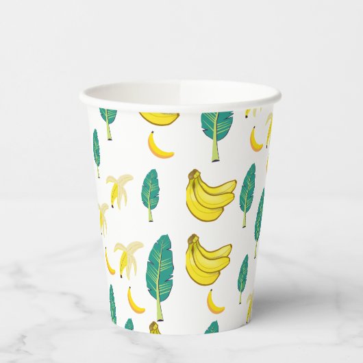 Banana Print Pappbecher (Links)