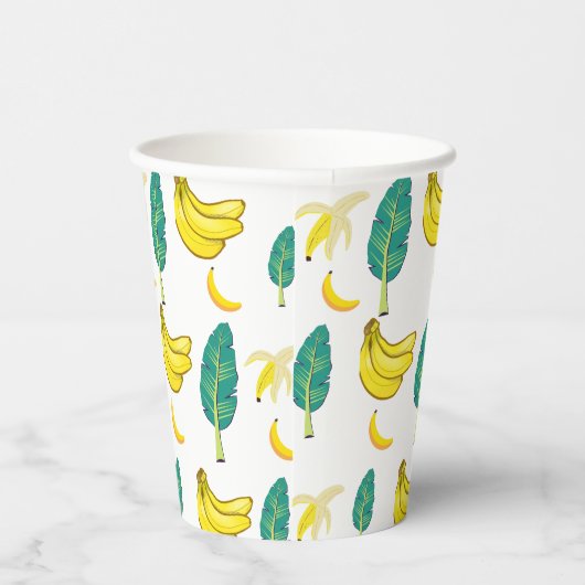 Banana Print Pappbecher (Rechts)