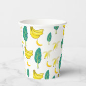 Banana Print Pappbecher (Vorderseite)