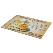 Banana Pudding Rezept Schneidebrett (Ecke)