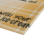 Banana Pudding Rezept Schneidebrett (Ecke)