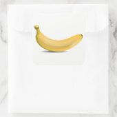 Banana Quadratischer Aufkleber (Tasche)