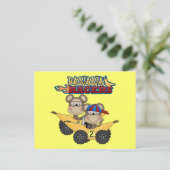 Banana Racers Tshirts und Geschenke Postkarte (Stehend Vorderseite)