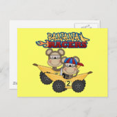 Banana Racers Tshirts und Geschenke Postkarte (Vorne/Hinten)
