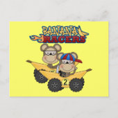 Banana Racers Tshirts und Geschenke Postkarte (Vorderseite)