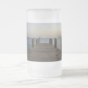 Banana River Dock Mattiert Glass Beer Tasse