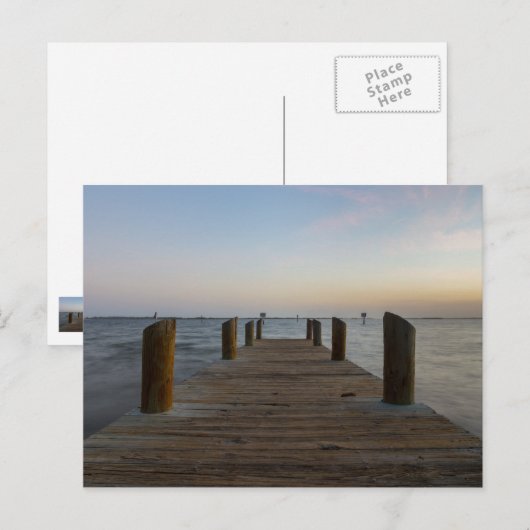 Banana River Dock Postkarte (Vorne/Hinten)