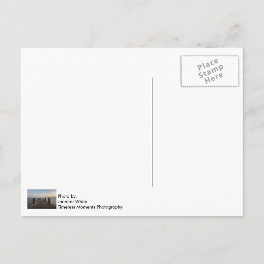 Banana River Dock Postkarte (Rückseite)