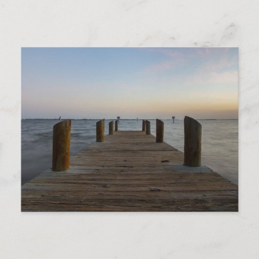 Banana River Dock Postkarte (Vorderseite)