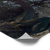 Banana River Palm Trees Painterly Poster (Ecke)
