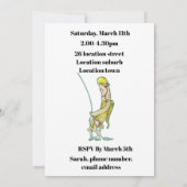 Banana Rock Climbing Einladung (Rückseite)