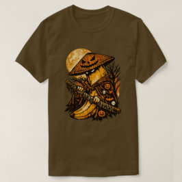 Banana Ronin Halloween Night — Spooky Warrior Retr T-Shirt