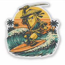 Banana Ronin Surfer — Vintage Sommerkrieger