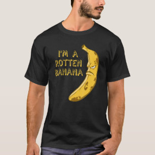 Banana Rotten Brown Frownace Frucht T-Shirt