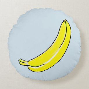 Banana Rundes Kissen