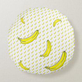 Banana Rundes Kissen