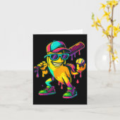 Banana Shirt Funny Banana Drip Graphic Kids Boys G Karte (Gelbe Blume)