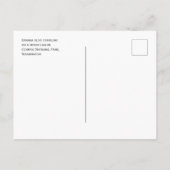 Banana Slug auf Mossy Log, Olympischer Nationalpar Postkarte (Rückseite)