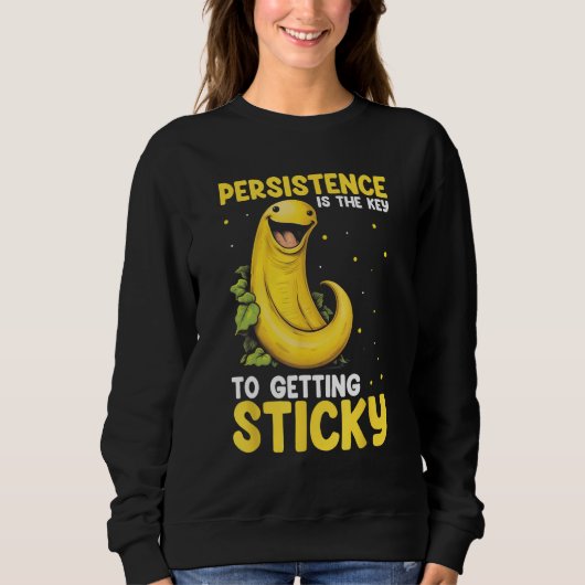 Banana Slug Catcher Quote for Snail Catcher 8 Sweatshirt (Vorderseite)