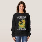 Banana Slug Collecting Quote for Slug Science 21 Sweatshirt (Vorne ganz)