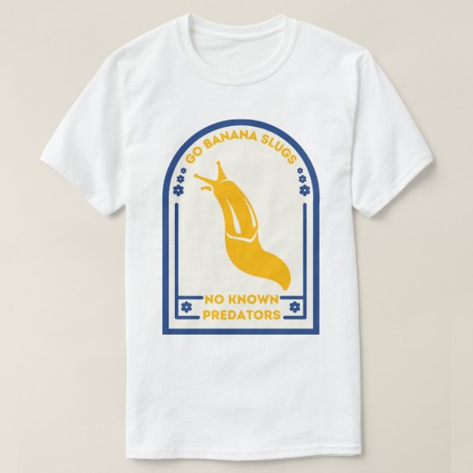 Banana Slug Santa Cruz Uni T-Shirt (Design vorne)