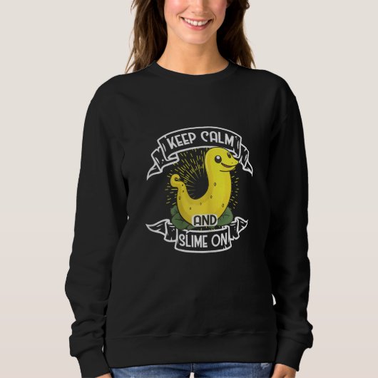 Banana Snail Catcher Quote for Banana Slug Sweatshirt (Vorderseite)