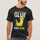 Banana Snail Catcher Zitat Banana Slug T-Shirt (Vorderseite)
