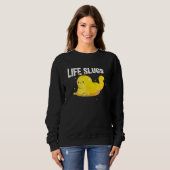 Banana Snail Collecting Quote for Snail Catcher 16 Sweatshirt (Vorne ganz)